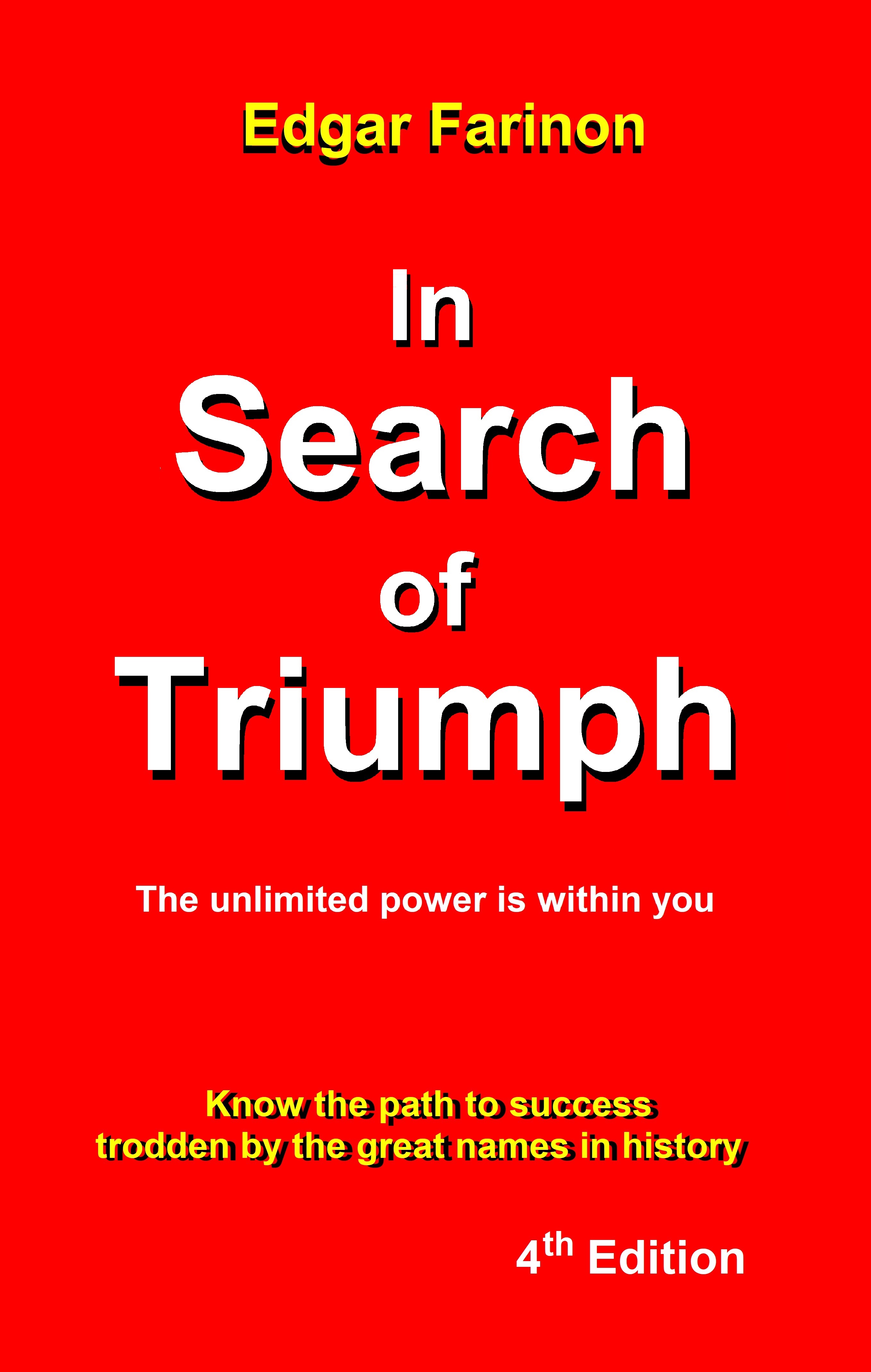 Book cover In Search of Triumph by Edgar Farinon